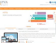 Tablet Screenshot of hyvaitsolutions.com